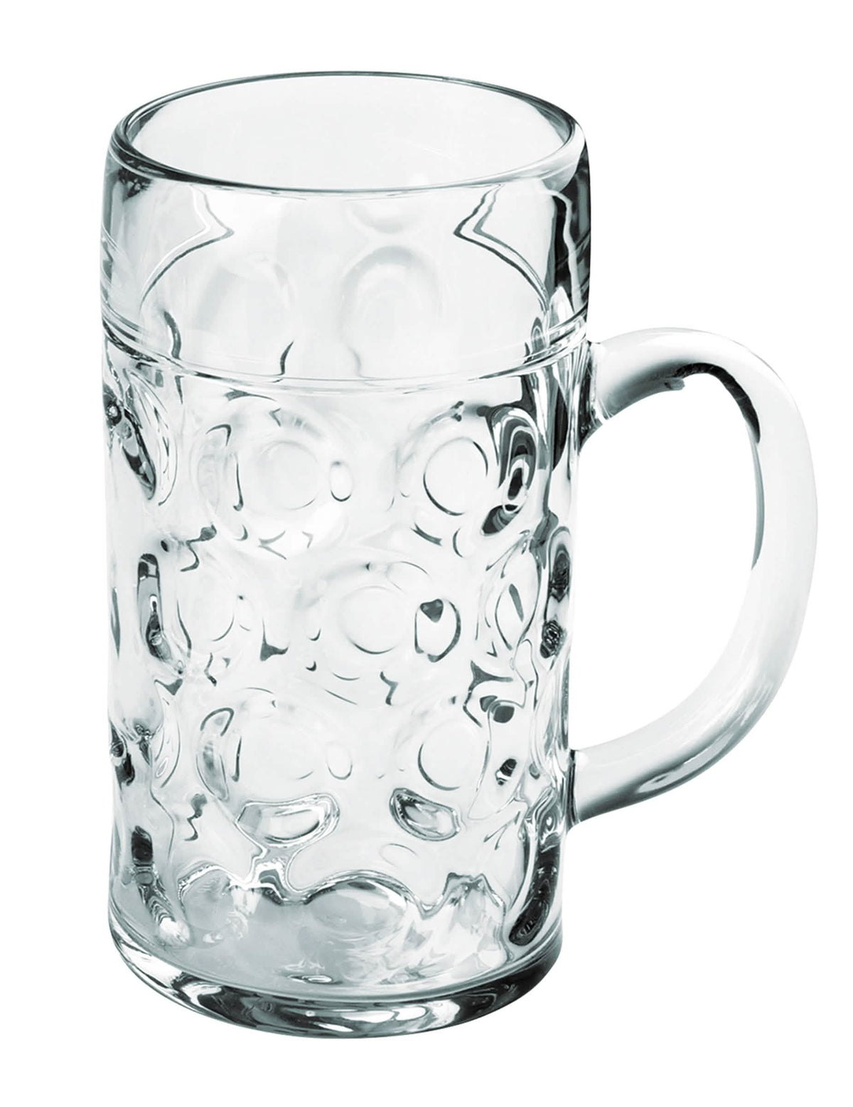 Průhledný pivní korbel 1 L