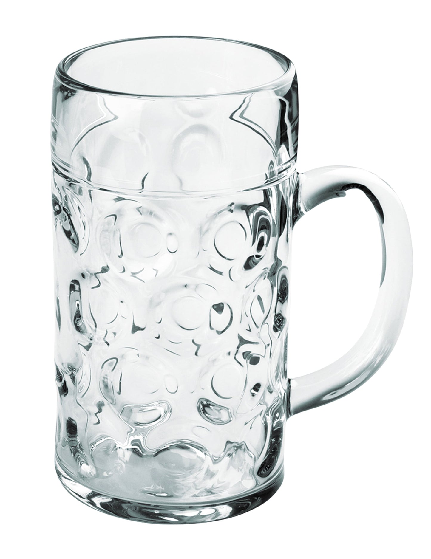 Průhledný pivní korbel 1 L