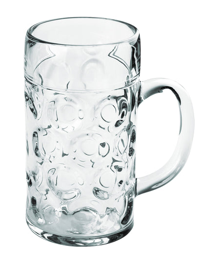Průhledný pivní korbel 1 L