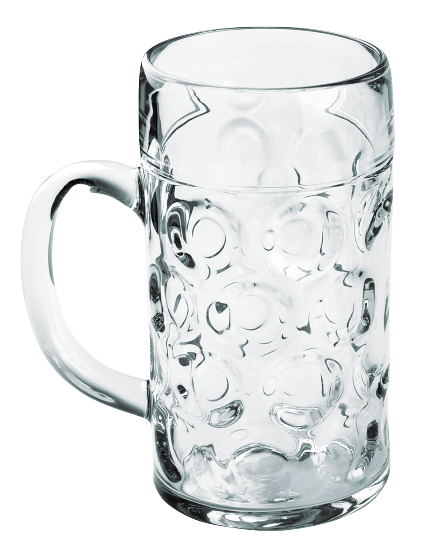 Průhledný pivní korbel 50 cl