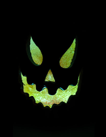 Svítící strašidelná dýně 40 cm