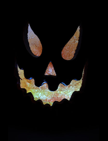 Svítící strašidelná dýně 40 cm