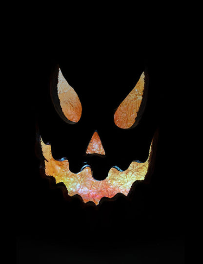 Svítící strašidelná dýně 40 cm