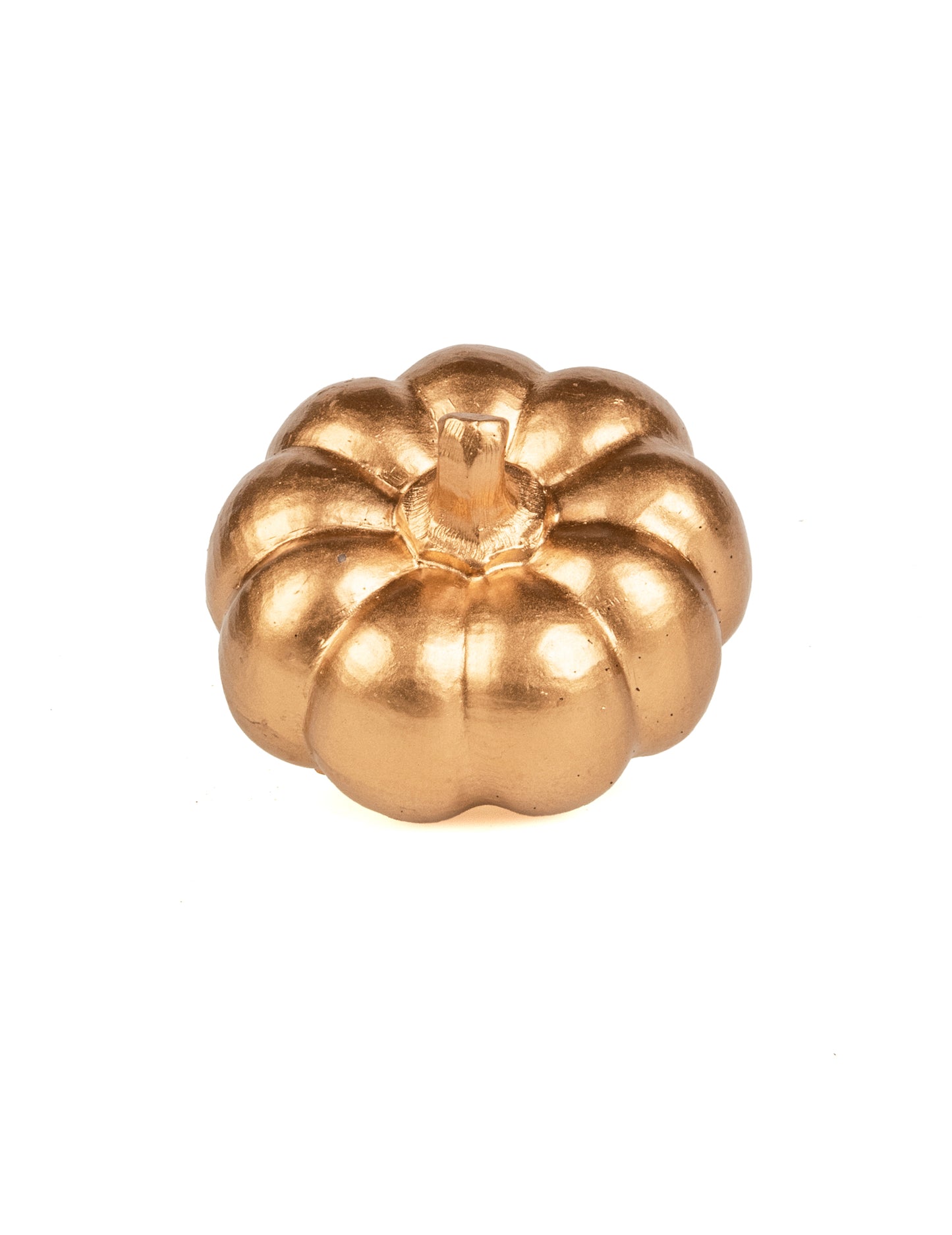 Zlatá pryskyřičná dýně 6,5 cm