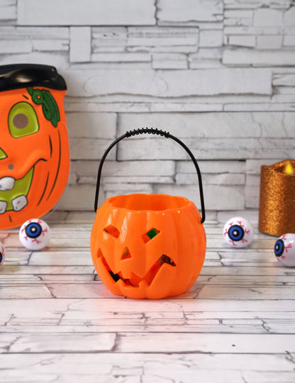 Halloweenské dýňové světlo 10 cm