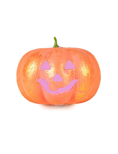 Halloweenské dýňové světlo 17 cm