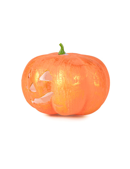 Halloweenské dýňové světlo 17 cm
