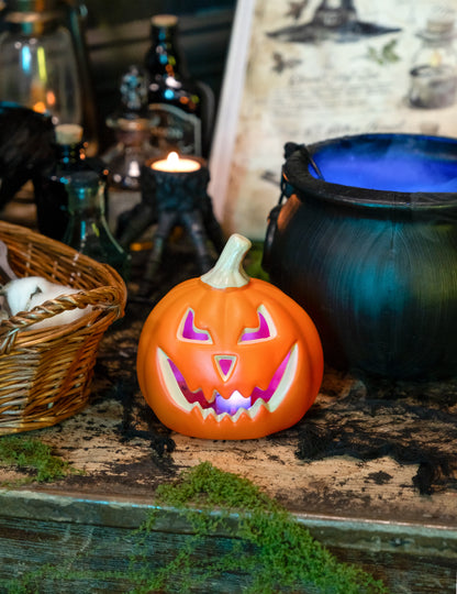 Svítící dýně 13 cm