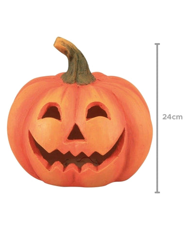 Zářící děsivá dýně 24 cm
