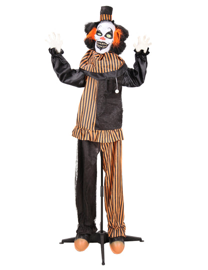 Animovaný démonický klaun - 170 cm