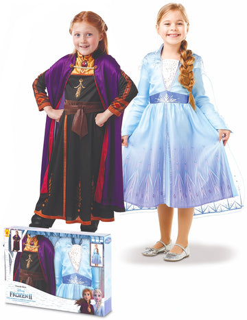 Dívčí kostým Ledové království 2 - Elsa a Anna