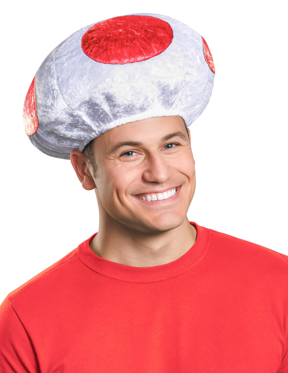 Klobouk houba Toad Nintendo® pro dospělý bílý s červenými puntíky