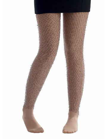 Behaarte Strumpfhose für Erwachsene