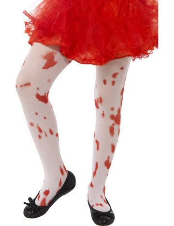 Dětské krvavé halloweenské punčocháče
