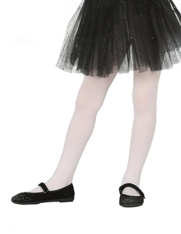 Bílé neprůhledné punčocháče pro děti