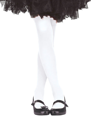 Collants opaques blancs pour enfant
