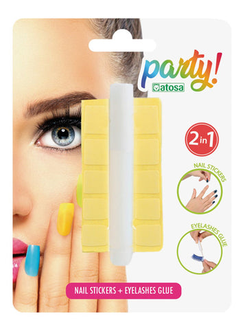 Lepidlo na umělé řasy a samolepky na nehty