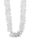 Collier hawaï pour adulte blanc