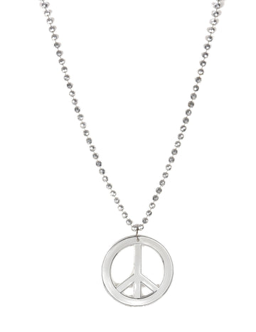 Stříbrný hippie náhrdelník pro dospělé