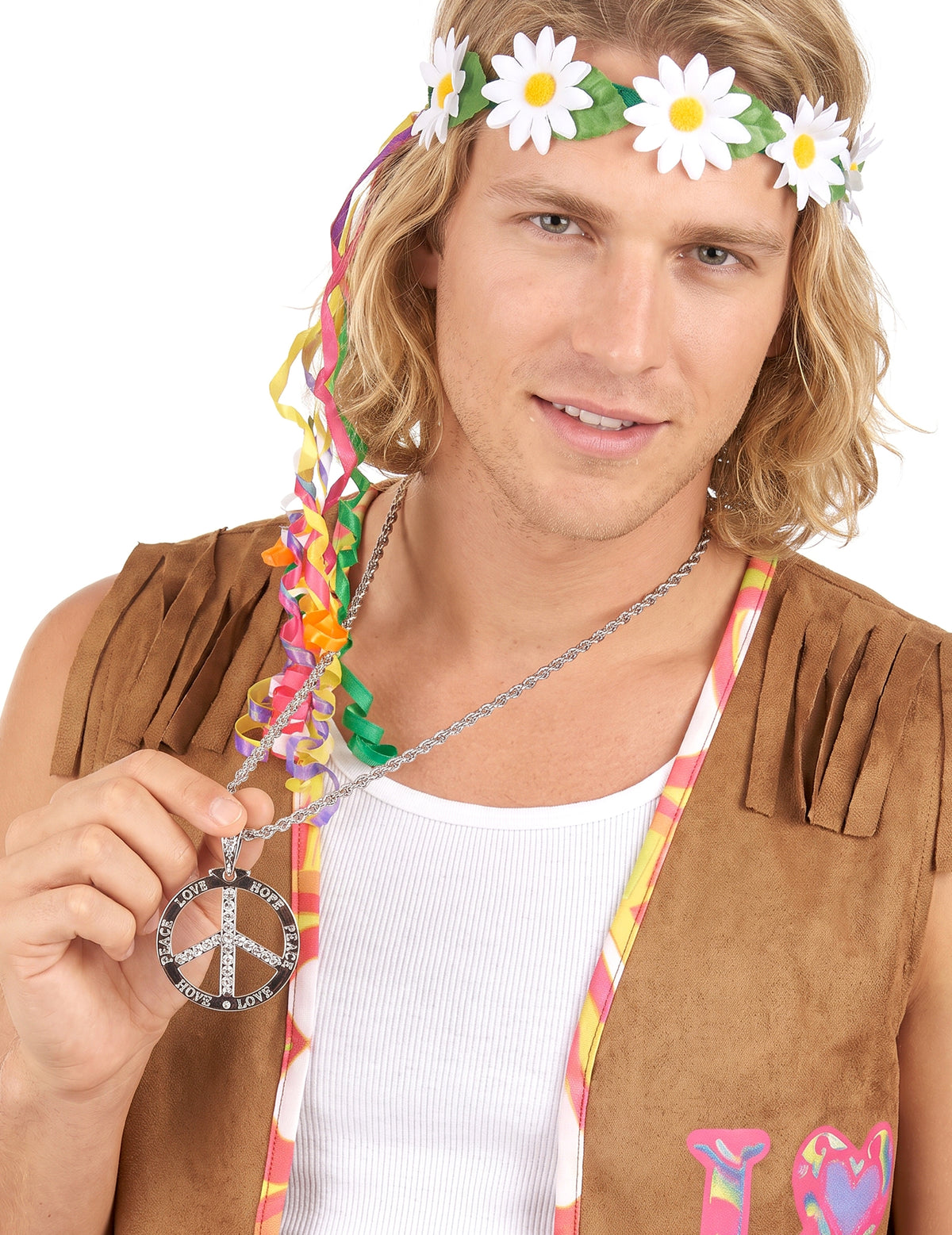Náhrdelník hippie s efektem kamínků pro dospělé