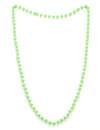 Collier de perles pour adulte vert