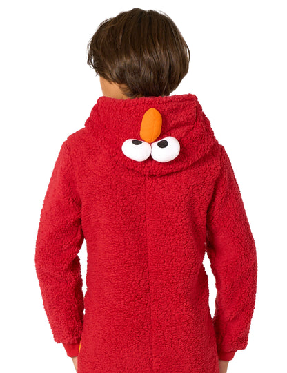 Vue de dos de la capuche de la combinaison Elmo Sesame Street™
