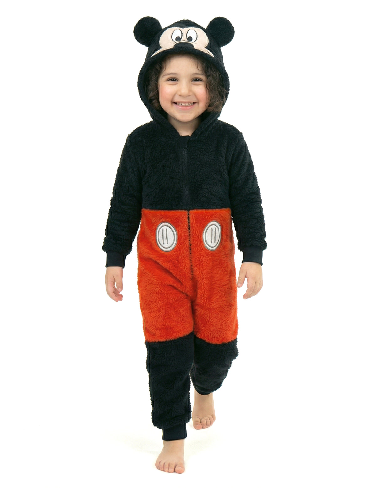 Vue de face de la combinaison Mickey pour enfant