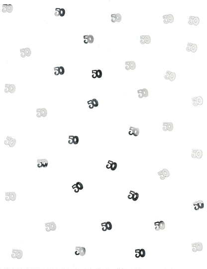 Vue parsemée du confettis de table en bois 50