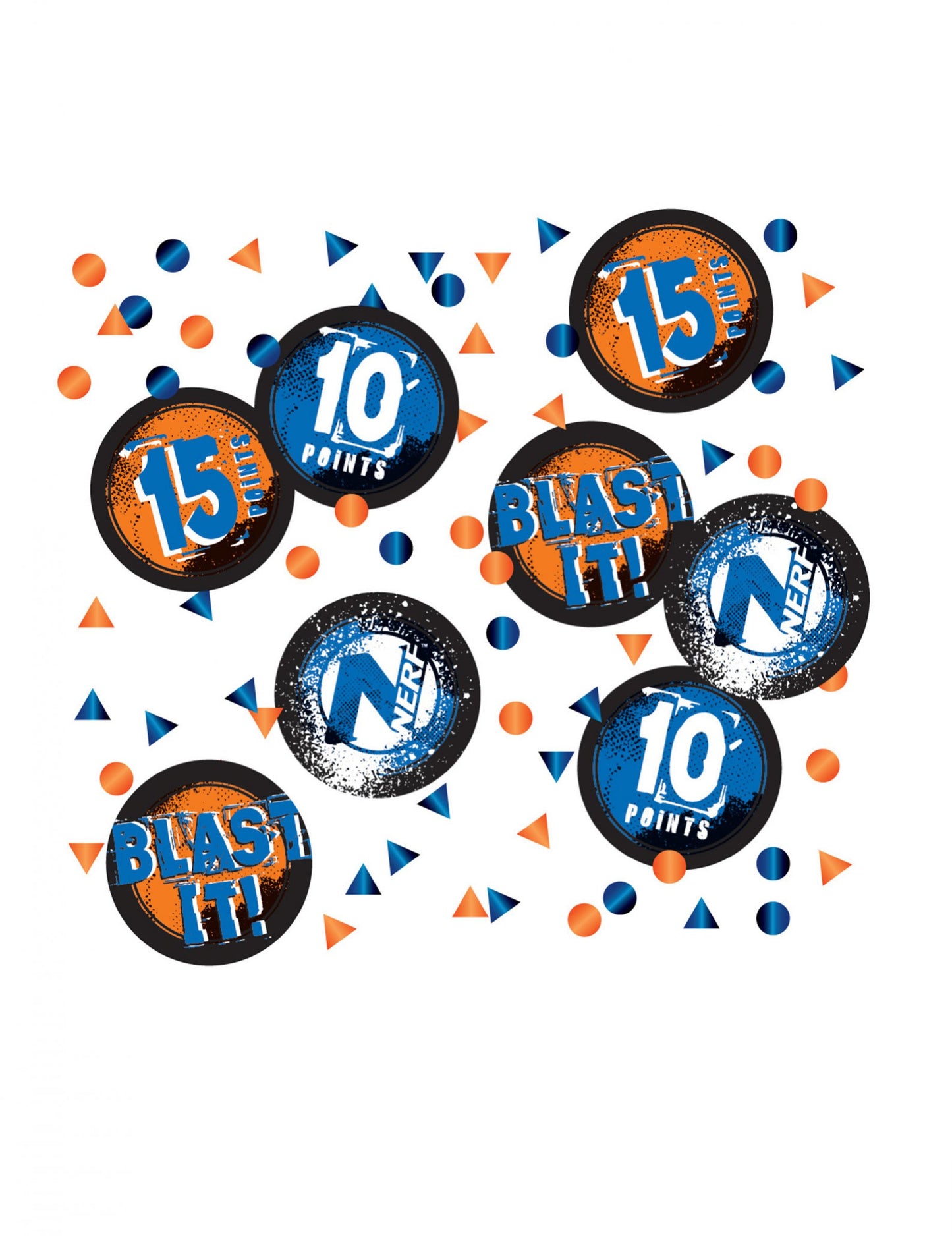 Nerf stolní konfety