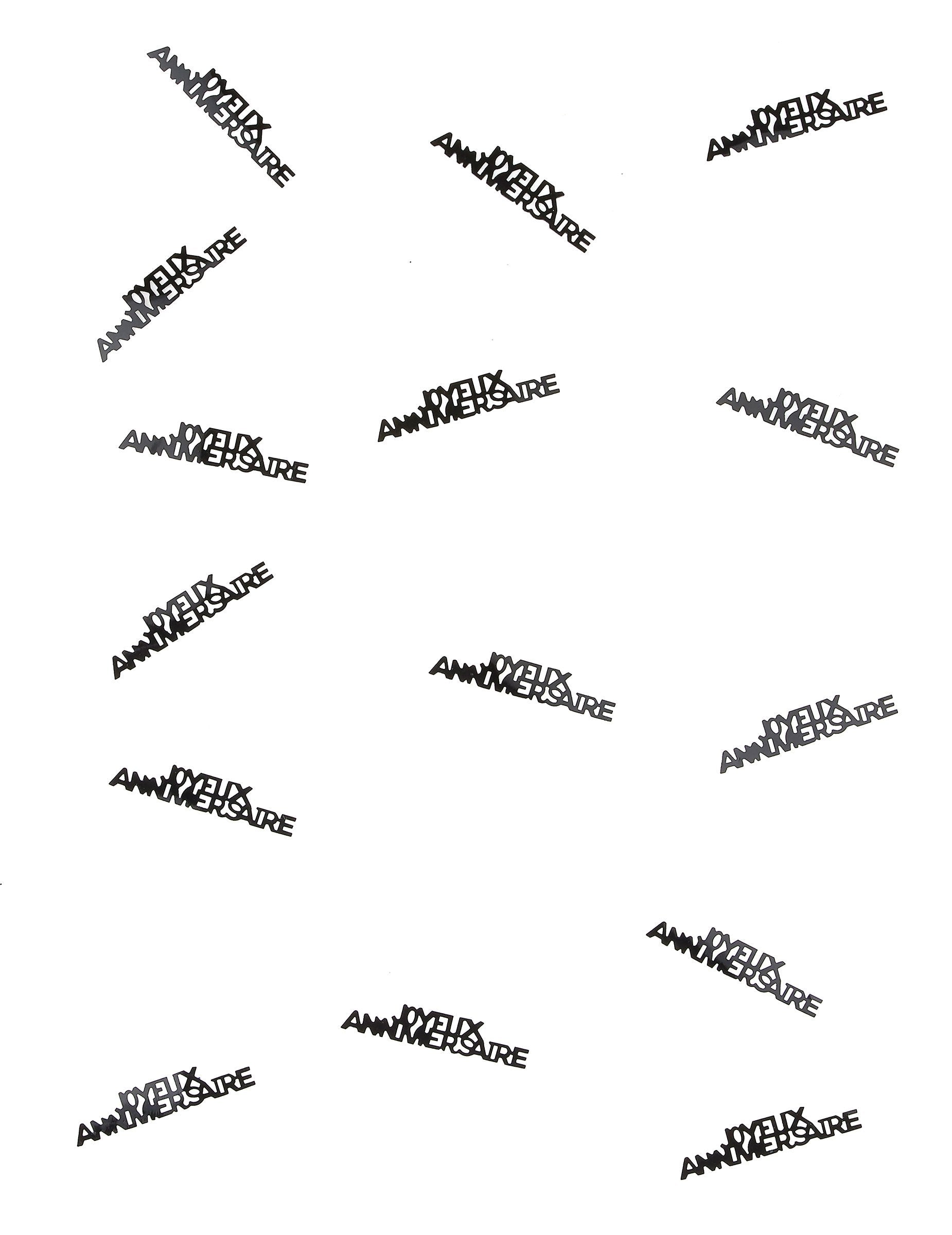 Vue d'ensemble des confettis Joyeux anniversaire pour fête