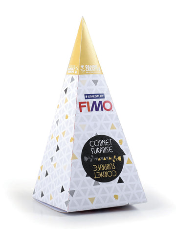 Fimo® medúza žlutý kužel překvapení 17 x 7 cm kreativní sada magnetů