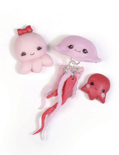 Fimo® medúza žlutý kužel překvapení 17 x 7 cm kreativní sada magnetů