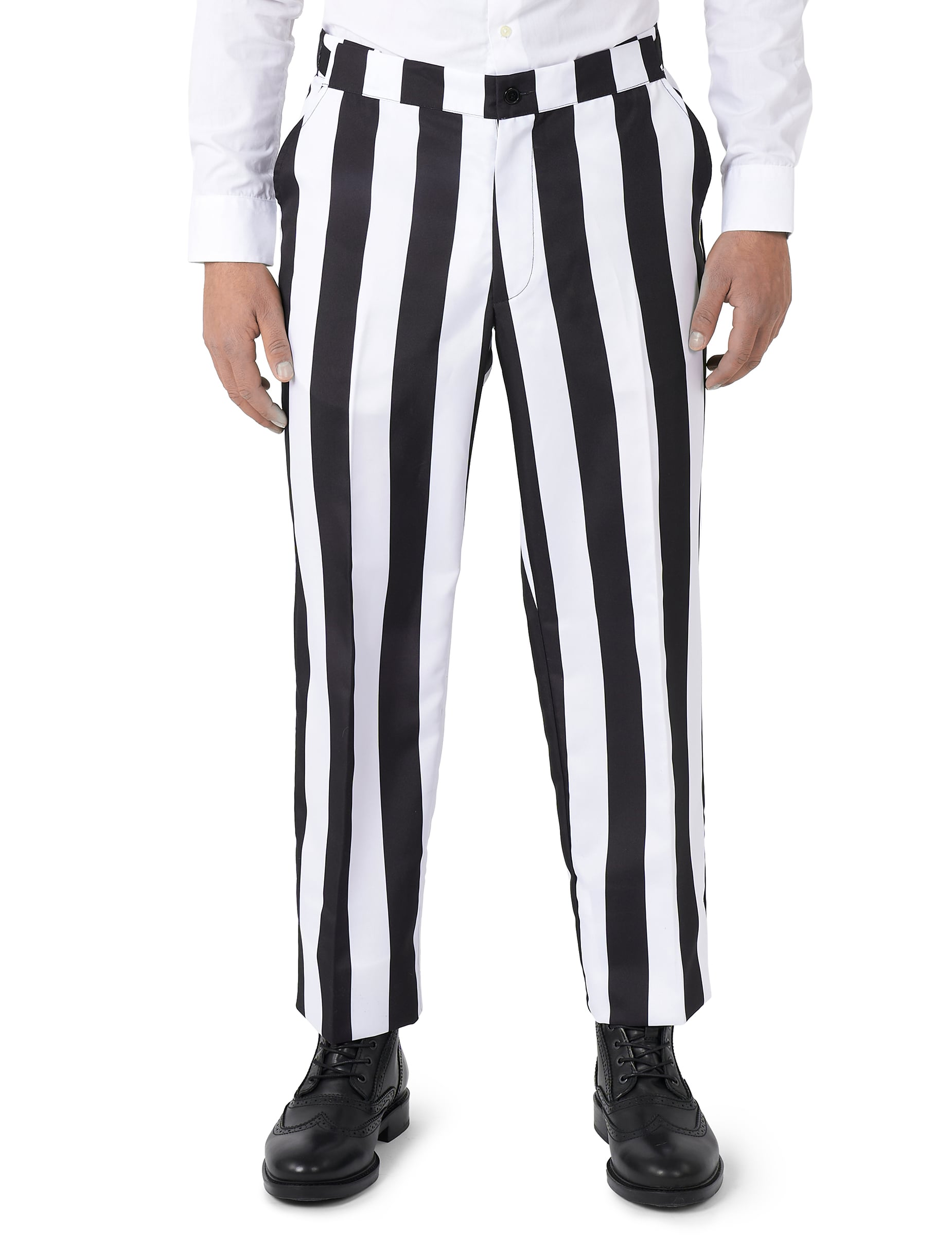Détail du pantalon du costume Suitmeister Beetlejuice pour homme