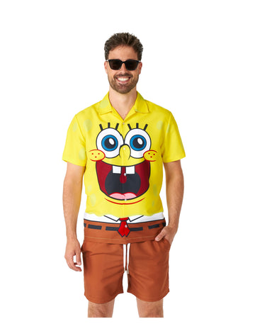 Letní kostým pro dospělé SpongeBob v kalhotách Suitmeister