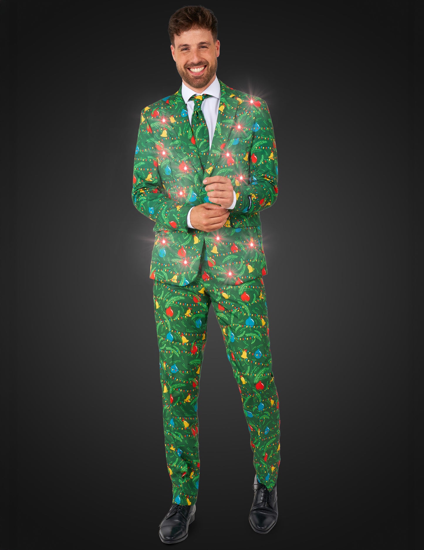 Zářivě zelený vánoční kostým Suitmeister™ pro dospělé 