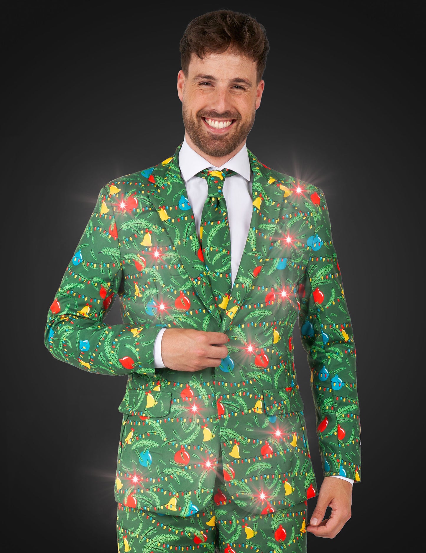 Zářivě zelený vánoční kostým Suitmeister™ pro dospělé 