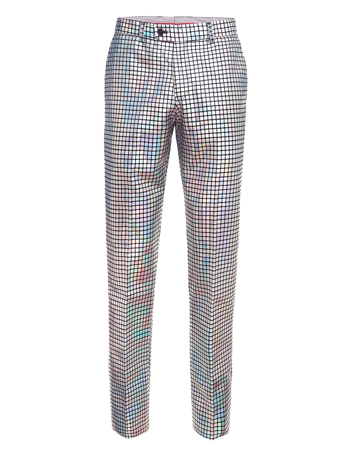 Discoballer-Herrenanzug Opposuits™ silberfarben