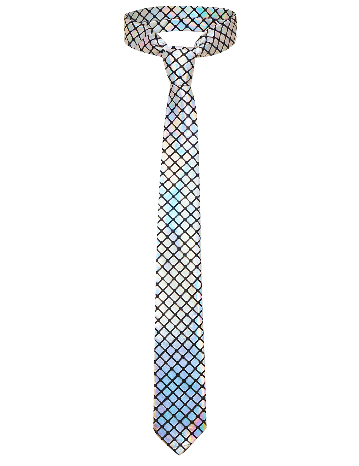 Discoballer-Herrenanzug Opposuits™ silberfarben