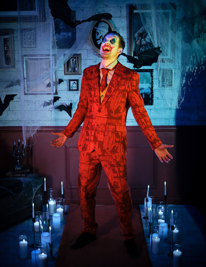 Mise en situation du Costume Joker Suitmeister pour adulte