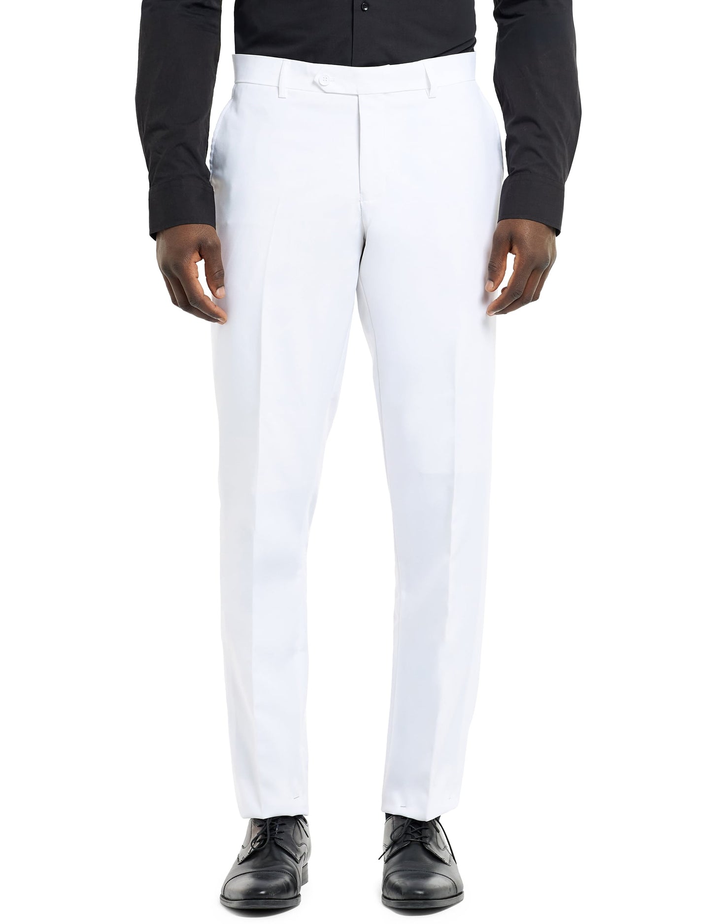 Détail du pantalon du Costume Mr. Blanc Opposuits