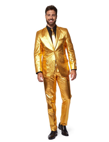 Pánský kostým Mr. Groovy Gold Opposuits