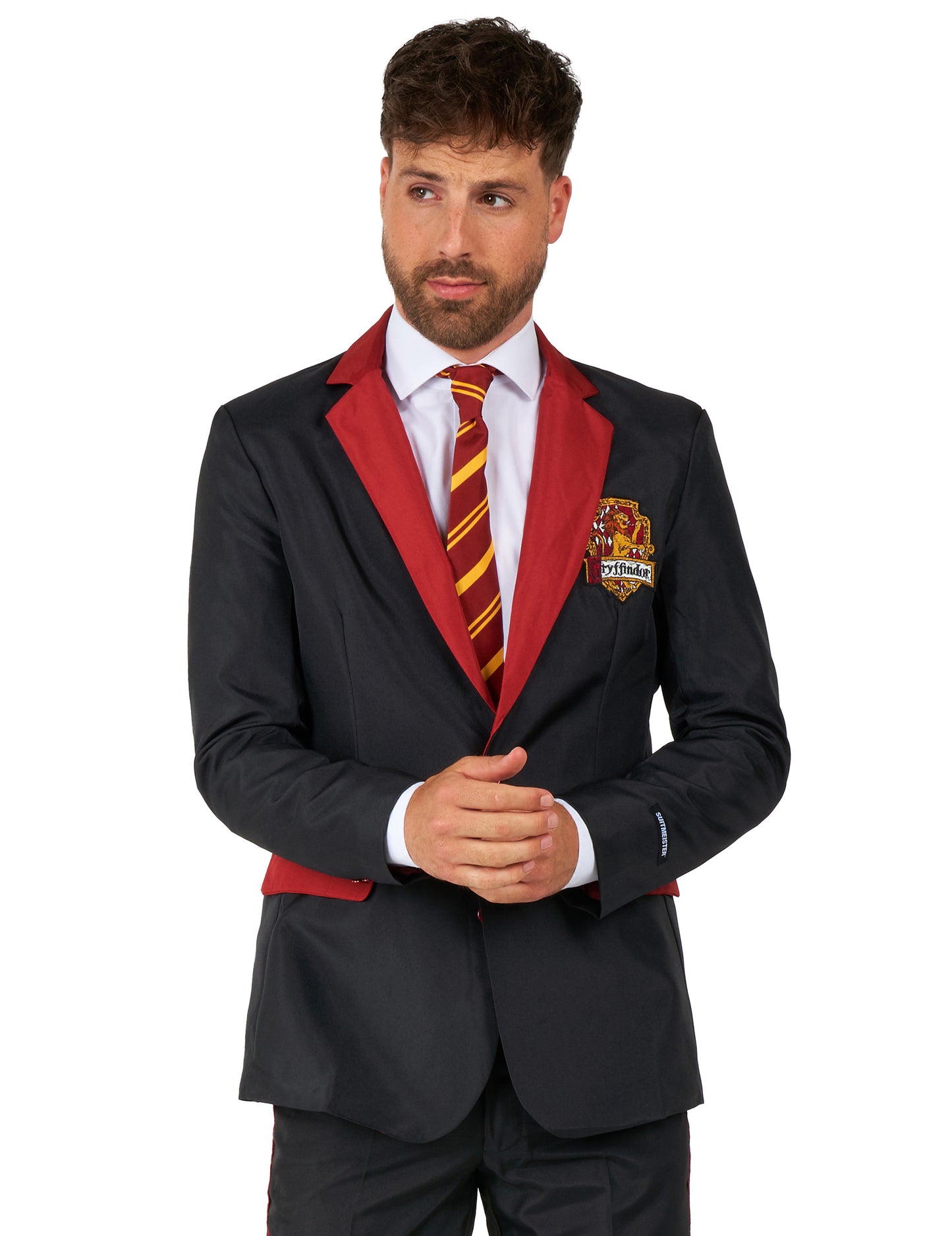 Detail hrudní části kostýmu Suitmeister Mr. Gryffondor