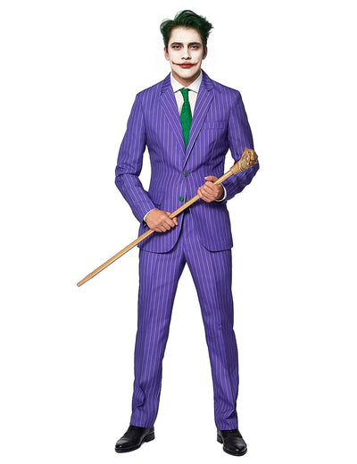 Mr. Joker™ Herrenkostüm Suitmeister Bösewicht lila-grün