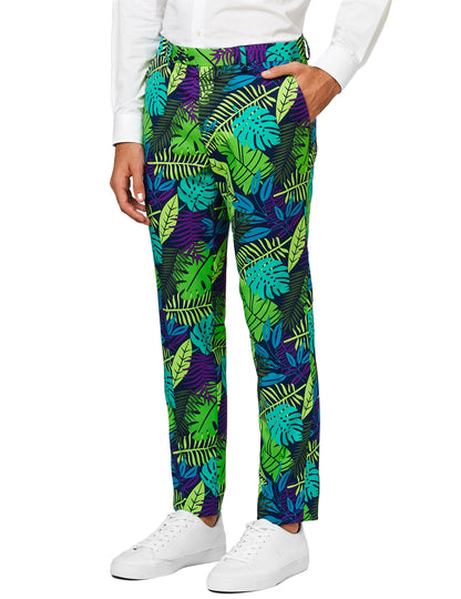Vue du pantalon du costume Mr. Juicy jungle pour homme