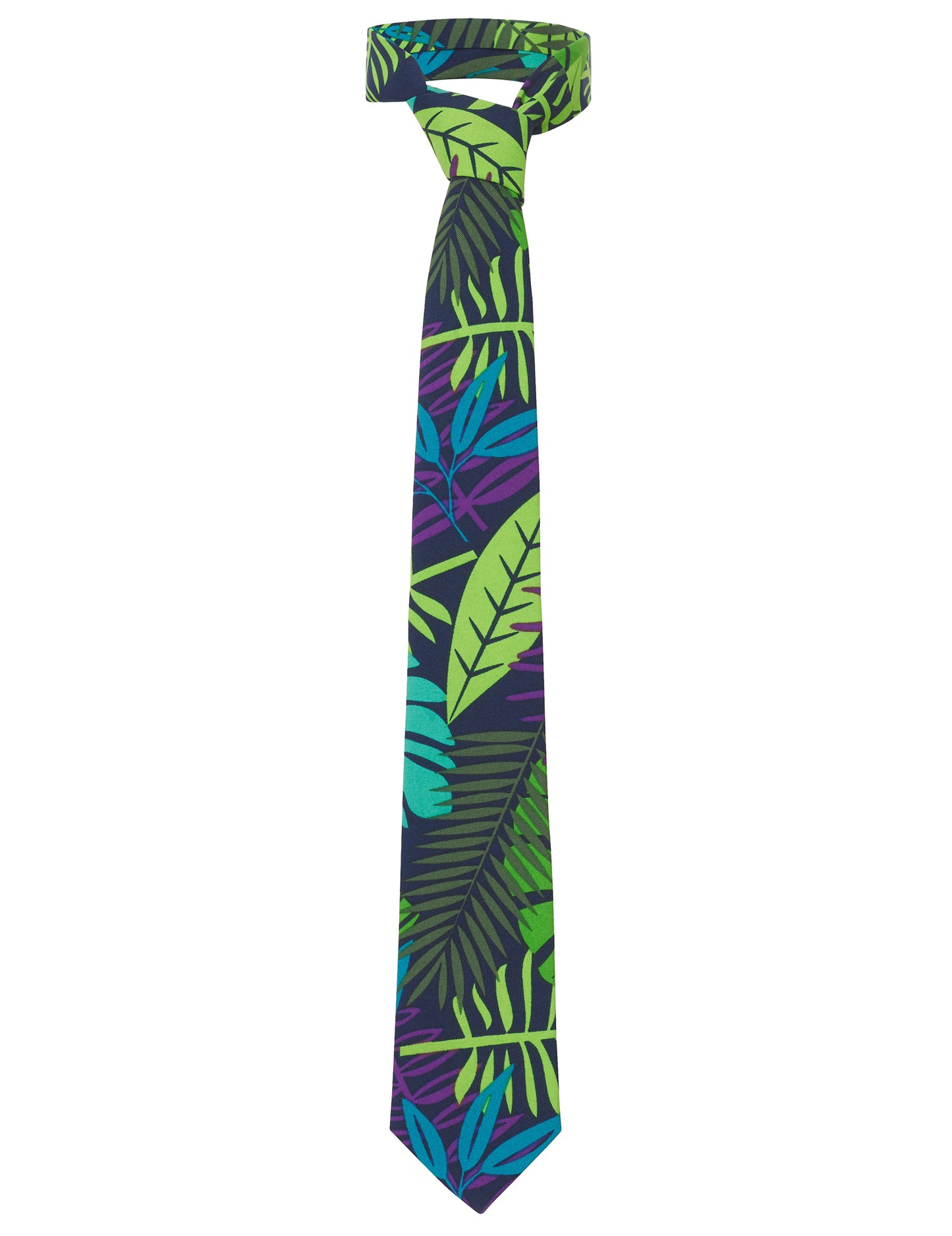 Vue de la cravate du costume Mr. Juicy jungle pour homme