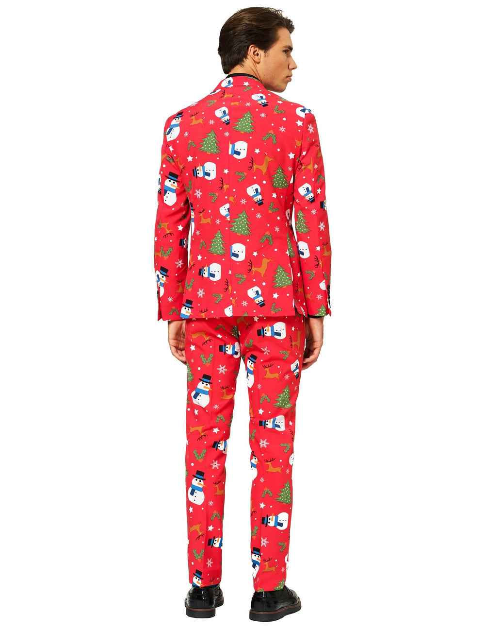 Pohled zezadu na kostým Mr. Snowman pro mužů