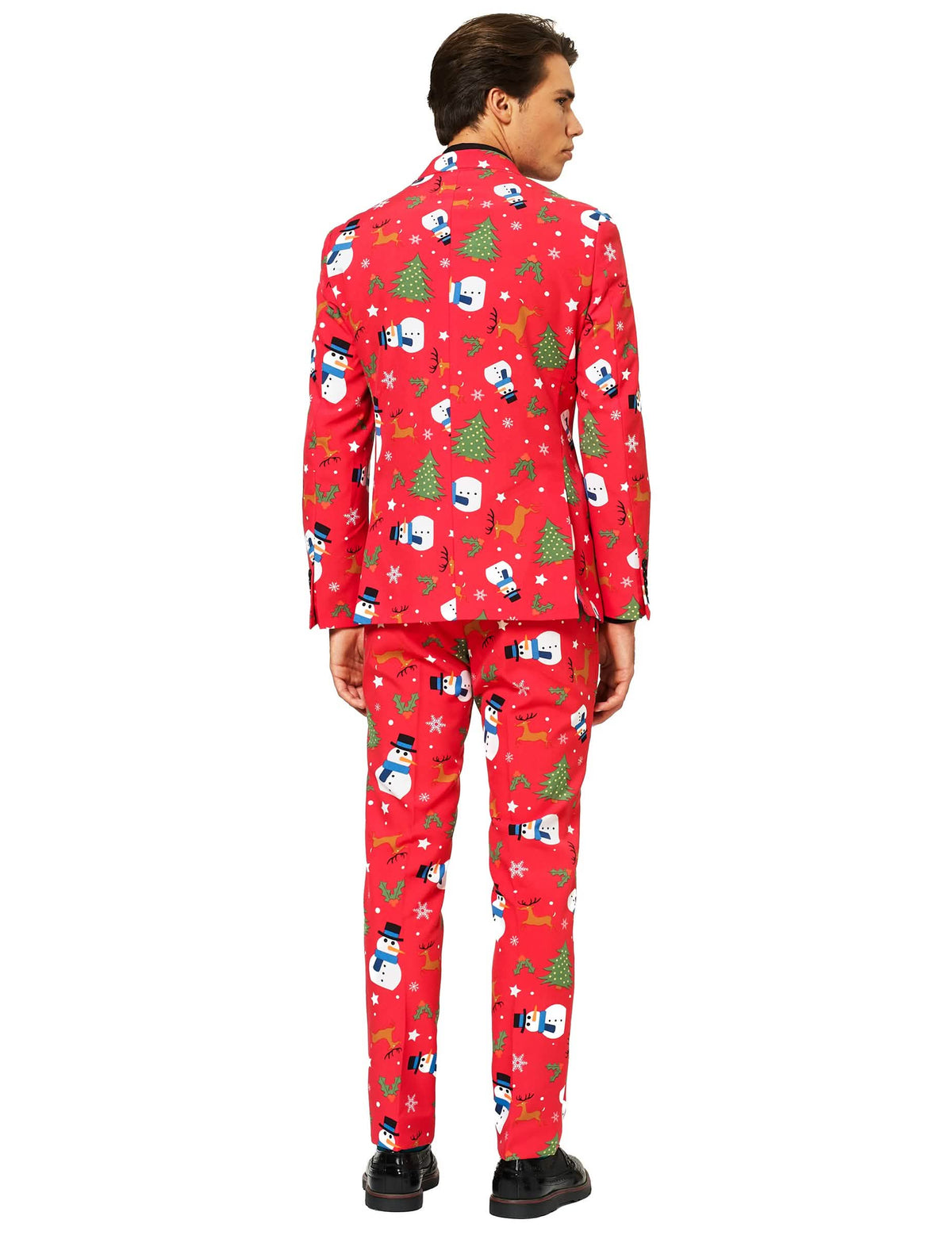 Pohled zezadu na kostým Mr. Snowman pro mužů