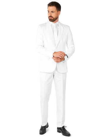 Bílý pánský oblek Mr. Solid Suitmeister