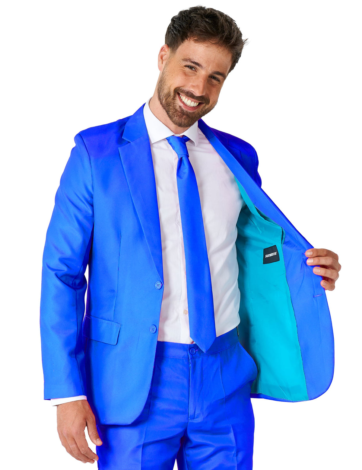 Pánský modrý oblek Mr. Solid Suitmeister™