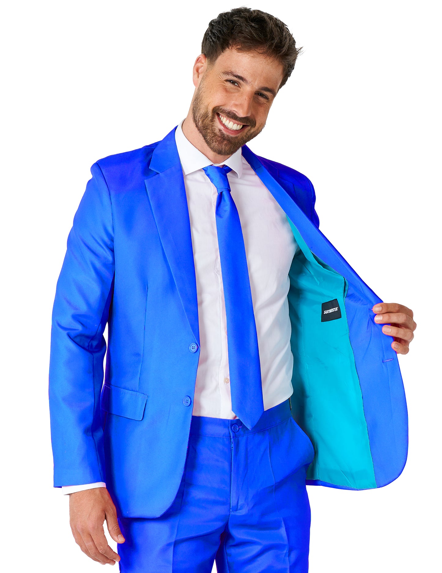 Pánský modrý oblek Mr. Solid Suitmeister™
